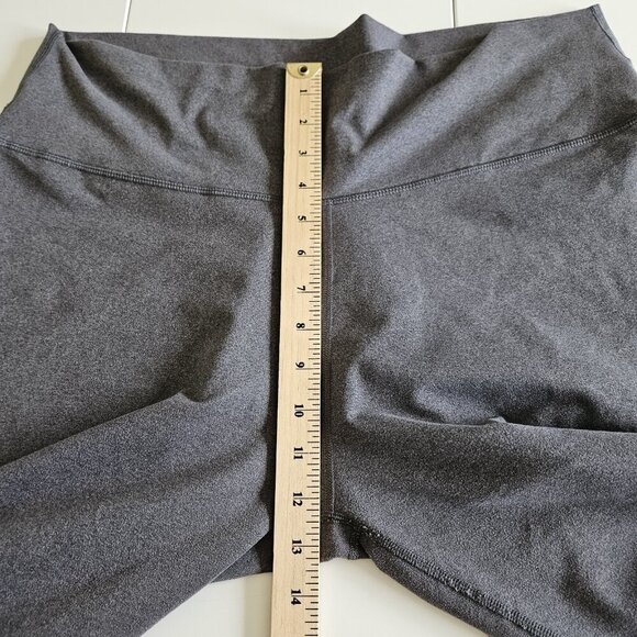 Aerie Leggings Womens XXL Gray Waist Pocket Stretch Chill Play Move Cropped Yoga - Picture 6 of 16